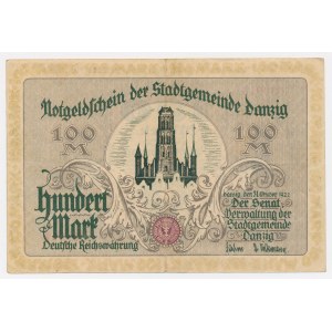 Gdańsk, 100 marek 1922
