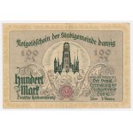 Gdańsk, 100 marks, 1922