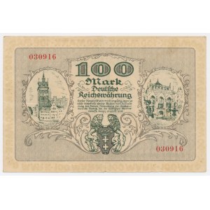 Gdańsk, 100 marek 1922