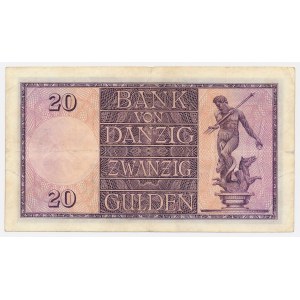 Gdańsk, 20 gulden, 1932 - C/B