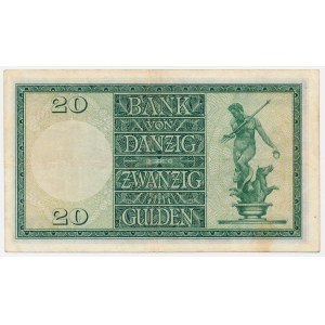 Gdańsk, 20 gulden, 1937 - K