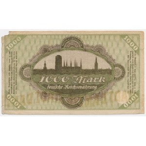 Gdańsk, 1,000 marks, 1922