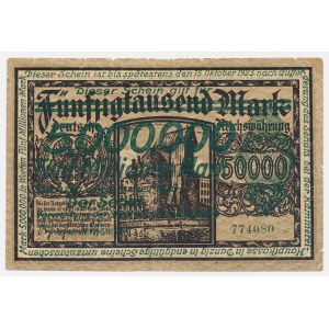 Gdańsk, 5 million marks, 1923—REPRINT of 50,000 marks