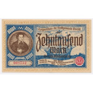 Gdańsk, 10,000 marks, 1923