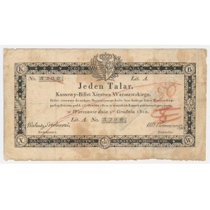 1 thaler, 1810 – Sobolewski – 4-digit number