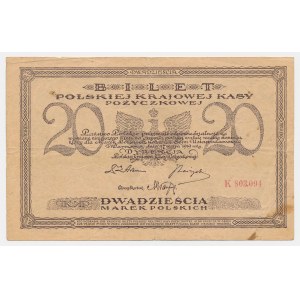 20 mkp 1919 Maj - K - 6 cyfr rozdzielone przecinkiem