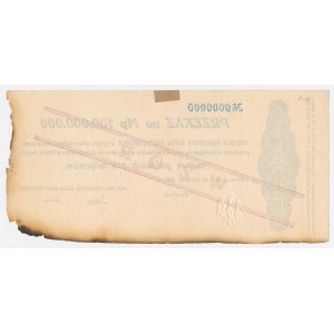 VZOR Prevod vo výške 100 miliónov mkp 1923 – 0000000