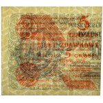 5 groszy 1924 - lewa połowa
