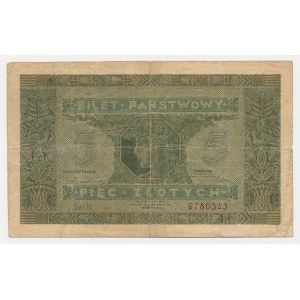 5 zlotych, 1926, Górnik