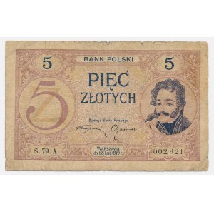 5 zlotych, 1919 - S.79.A.