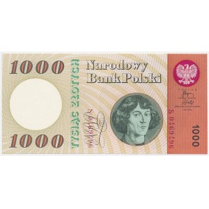 1,000 zlotys, 1965 - S - No. 0469496