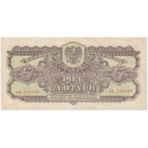 5 zlotych, 1944 ... - AA
