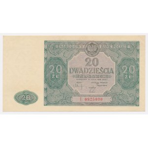 20 zlotych, 1946 – capital letter – E