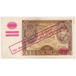 100 zlotych, 1934, with an ORIGINAL reprint of GG