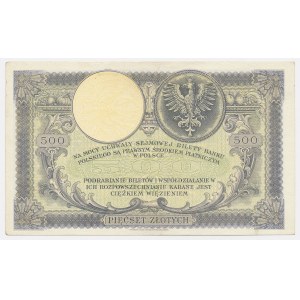 500 złotych 1919 - niski numerator
