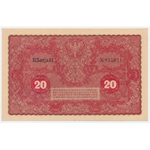 20 mkp 1919 Sierpień - II Serja H - RZADKA