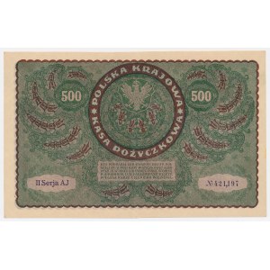 500 mkp 1919 Sierpień - II Serja AJ