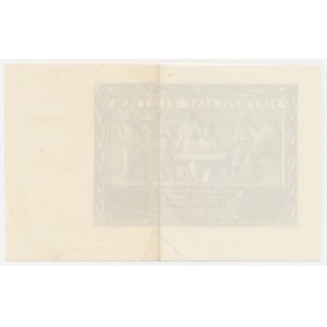 50 złotych, 1936, Dąbrowski—reverse side print only