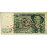 WZÓR Londyn, 50 złotych 1939 - A 012345