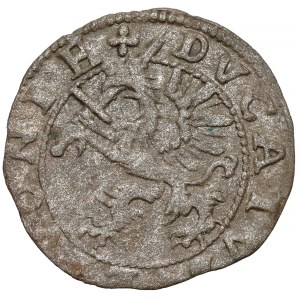Livonia, Dahlen Schilling 1572 — cross