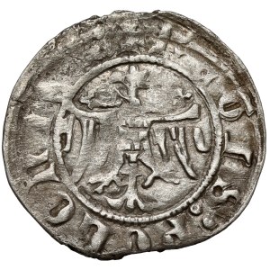 Kazimierz III Wielki, Półgrosz (kwartnik) Kraków - RZADKI typ III