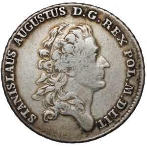 Poniatowski, Halbtaler 1768 IS – mit Band