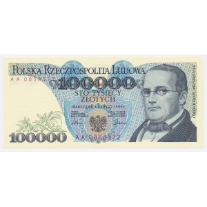 100,000 PLN 1990 - AA
