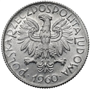 5 zlotých, 1960, Rybár – dobová falzifikácia