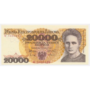 20,000 PLN 1989 - W