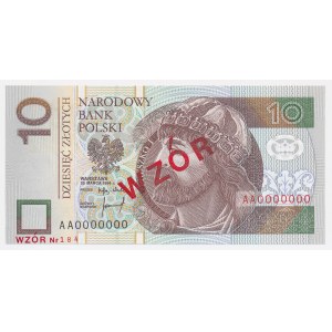10 zł 1994 - DESIGN - AA 0000000 - No. 184