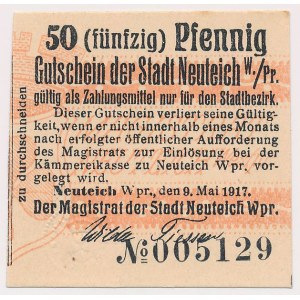 Nowy Staw (Neuteich), 50 fenigów 1917