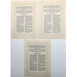 Gdańsk, Landesbank und Girozentrale... Pfandbrief, 1,000 rmk, 1941 (3 pieces)