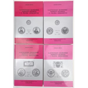 Ilustrowany skorowidz pieniędzy polskich, E. Kopicki - zestaw (4szt)