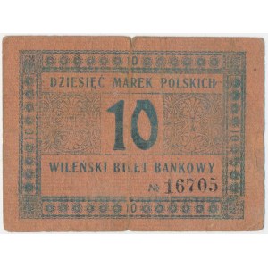 Vilnius, Vilnius Commercial Bank, 10 marks, 1920