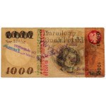 HISTORIC COUNTERFEIT - 1,000 zlotys, 1965
