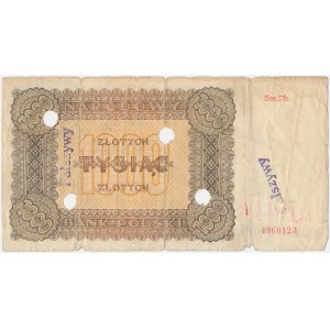 Padělek z té doby – 1 000 zlotých, 1945