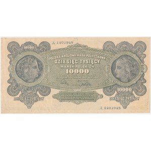 A period counterfeit: 10,000 mkp, 1922