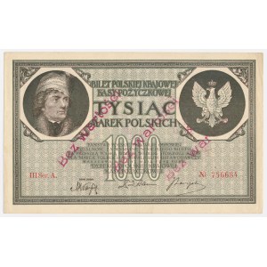 1.000 mkp 1919 Maj - wycofane z obiegu