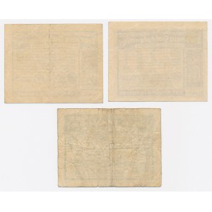 Wrocław (Breslau), 20 Goldpfennige 1923 – verschiedene Varianten (3 Stück)