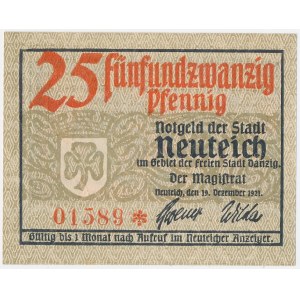Nowy Staw (Neuteich), 25 fenigów 1921