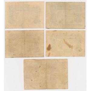 Wrocław (Breslau), 4x 1/2 i 1 Goldfenig 1923 - zestaw (5szt)