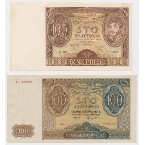 100 zł 1934 and 100 zł 1941 - set (2 pieces)