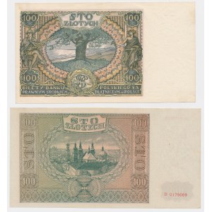 100 zł 1934 and 100 zł 1941 - set (2 pieces)