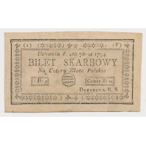 4 zloty 1794 – (I)(F)