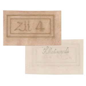 4 złoty, 1794 – detached – reverse side only