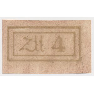 4 złoty, 1794 – detached – reverse side only