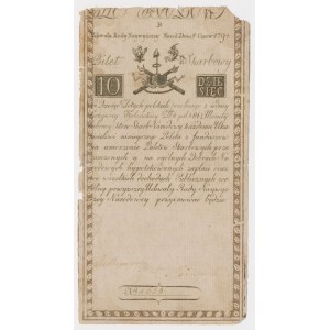 10 zlotych 1794 - B - low 4-digit number 4658