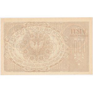 1.000 mkp 1919 Maj - Ser.ZAF - rzadka trzyliterowa