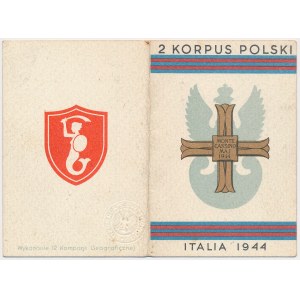 PSZnZ, Monte Cassino Cross - ID Card [47395] - 12th Geographical Company