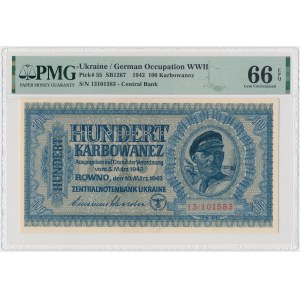 Ukraine, 100 Karbovanets, 1942